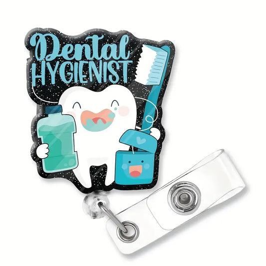 Dental Hygienist Badge Reel